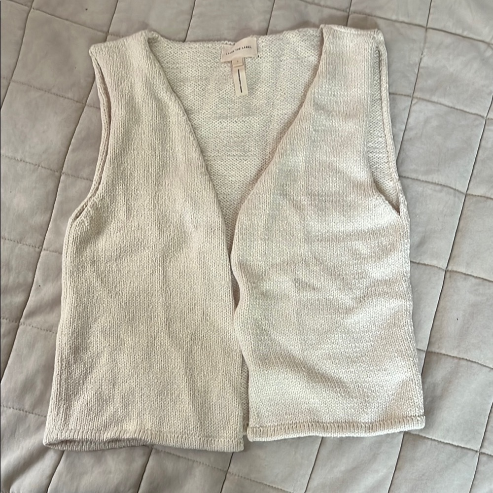 Laude The Label Knitted Alpaca Vest Top